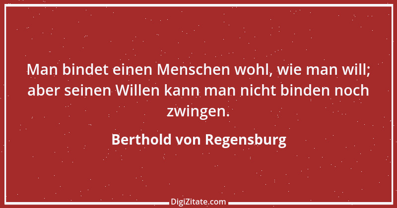 Zitat von Berthold von Regensburg 1