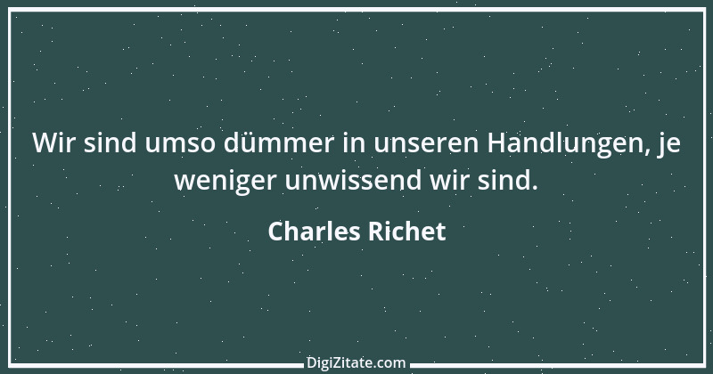 Zitat von Charles Richet 2