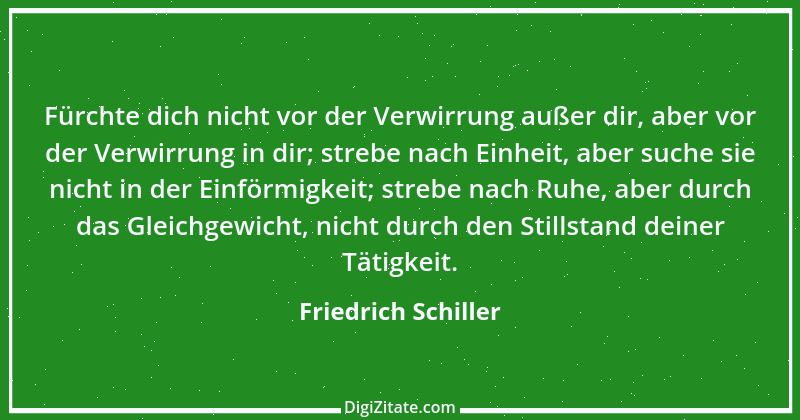 Zitat von Friedrich Schiller 889