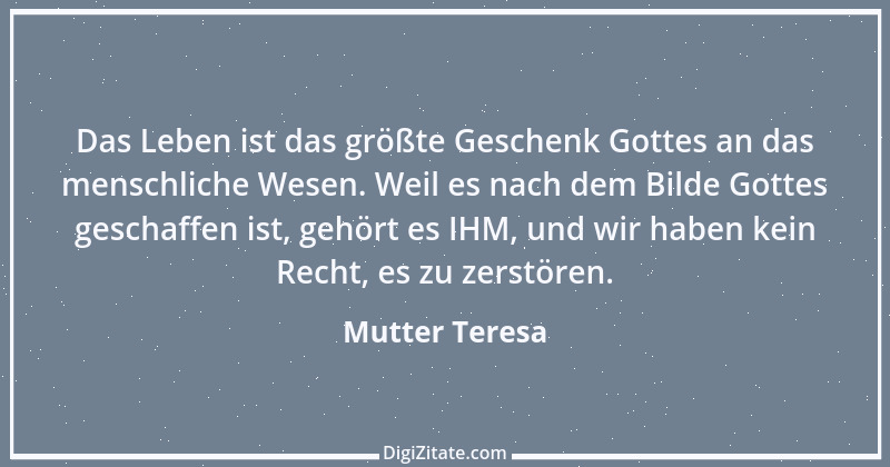 Zitat von Mutter Teresa 33