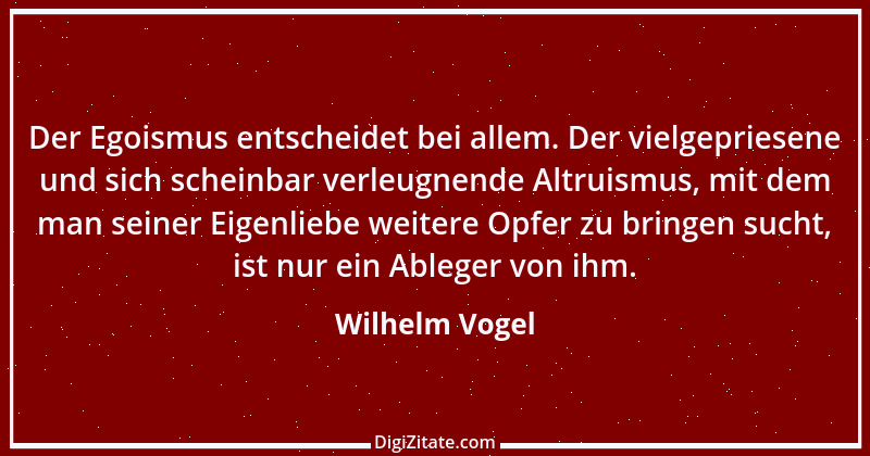 Zitat von Wilhelm Vogel 202