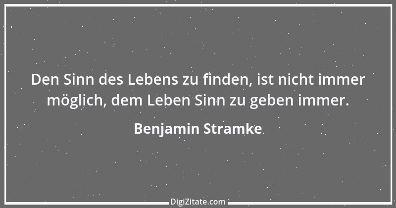 Zitat von Benjamin Stramke 37