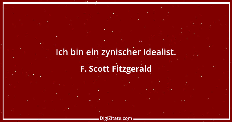 Zitat von F. Scott Fitzgerald 11