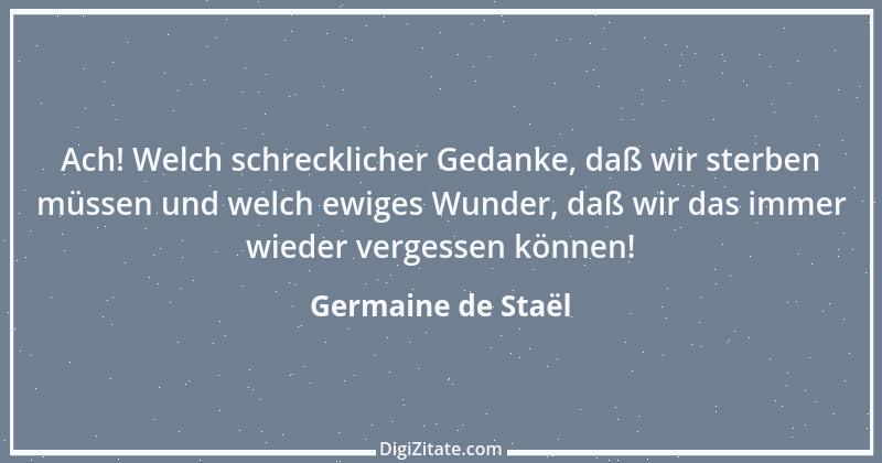 Zitat von Germaine de Staël 4