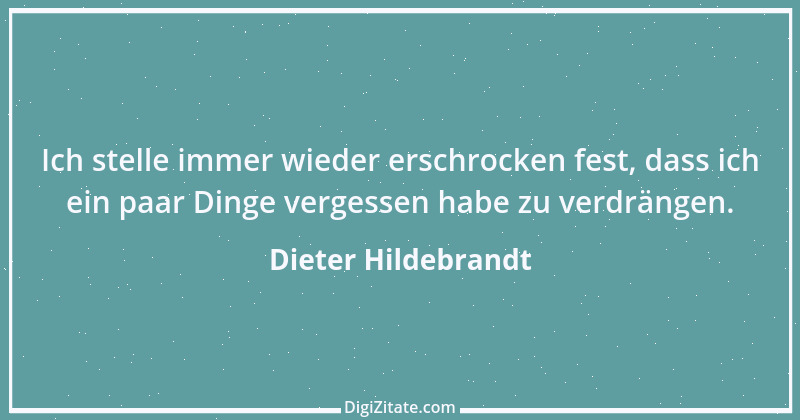 Zitat von Dieter Hildebrandt 51