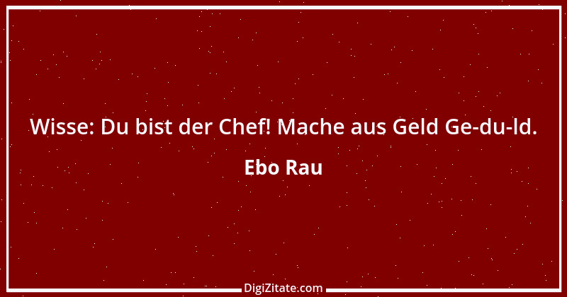 Zitat von Ebo Rau 127