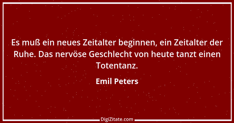 Zitat von Emil Peters 9