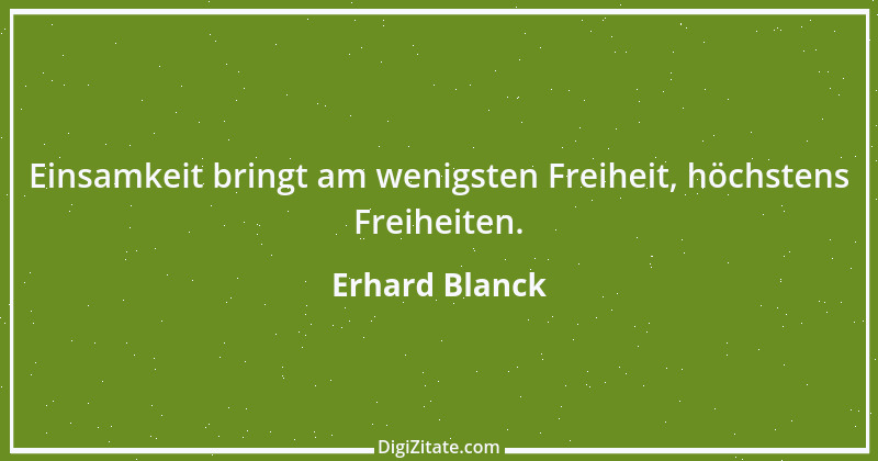 Zitat von Erhard Blanck 1929