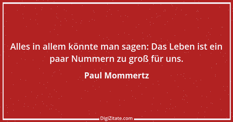 Zitat von Paul Mommertz 96