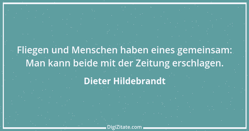 Zitat von Dieter Hildebrandt 52