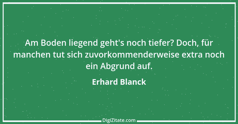 Zitat von Erhard Blanck 1930