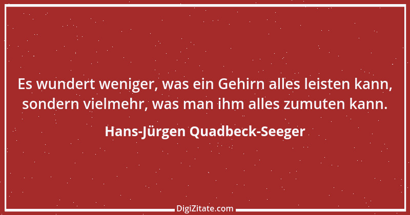 Zitat von Hans-Jürgen Quadbeck-Seeger 3