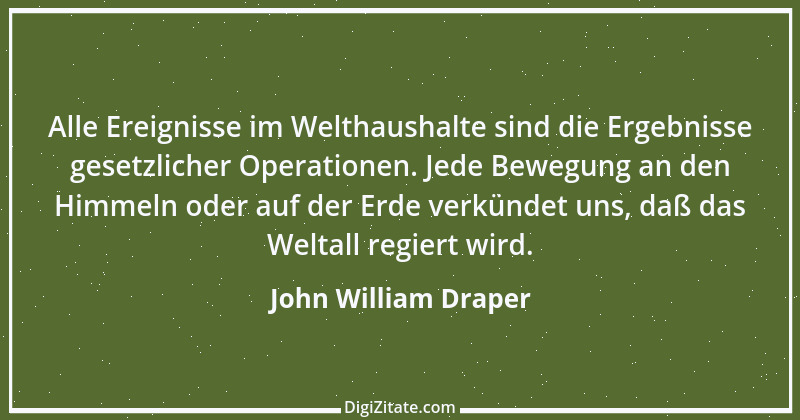 Zitat von John William Draper 8