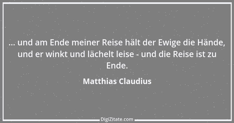 Zitat von Matthias Claudius 73