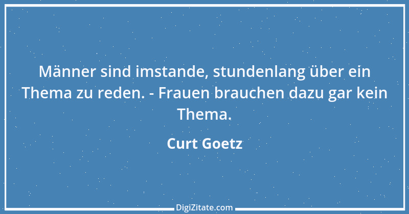 Zitat von Curt Goetz 123