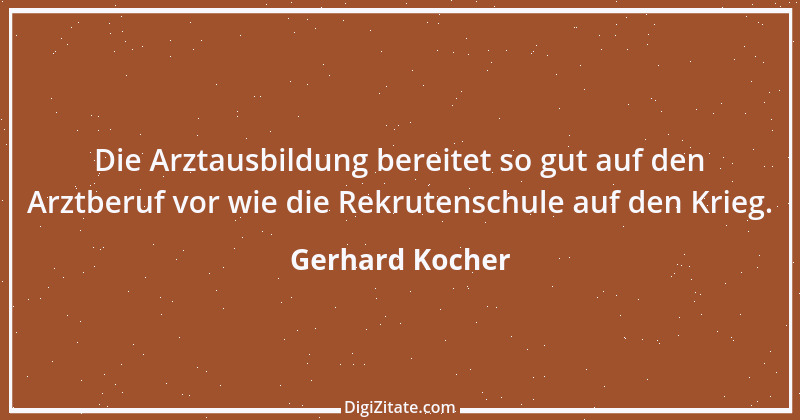 Zitat von Gerhard Kocher 300