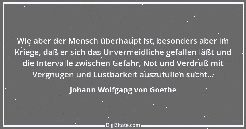 Zitat von Johann Wolfgang von Goethe 1791