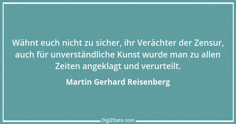 Zitat von Martin Gerhard Reisenberg 106