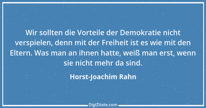 Zitat von Horst-Joachim Rahn 57