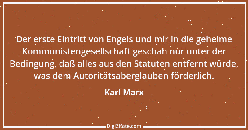 Zitat von Karl Marx 120