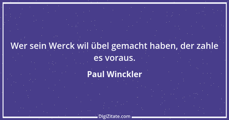 Zitat von Paul Winckler 3