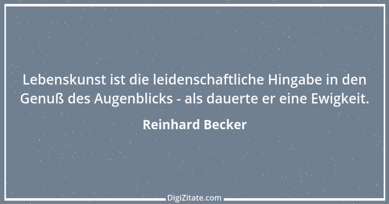 Zitat von Reinhard Becker 1