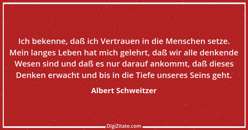 Zitat von Albert Schweitzer 88