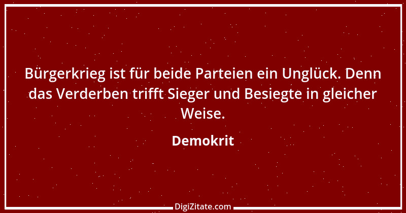 Zitat von Demokrit 81