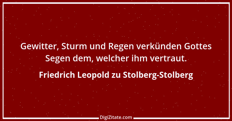 Zitat von Friedrich Leopold zu Stolberg-Stolberg 3