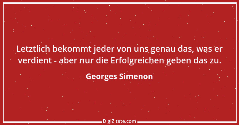 Zitat von Georges Simenon 3