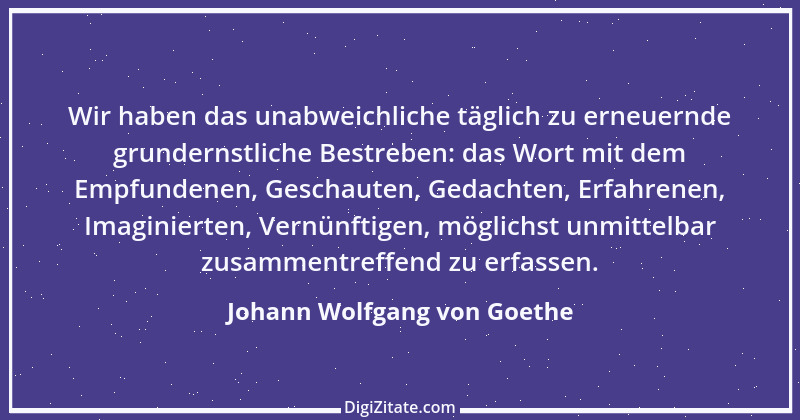 Zitat von Johann Wolfgang von Goethe 3377