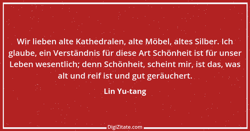 Zitat von Lin Yu-tang 1