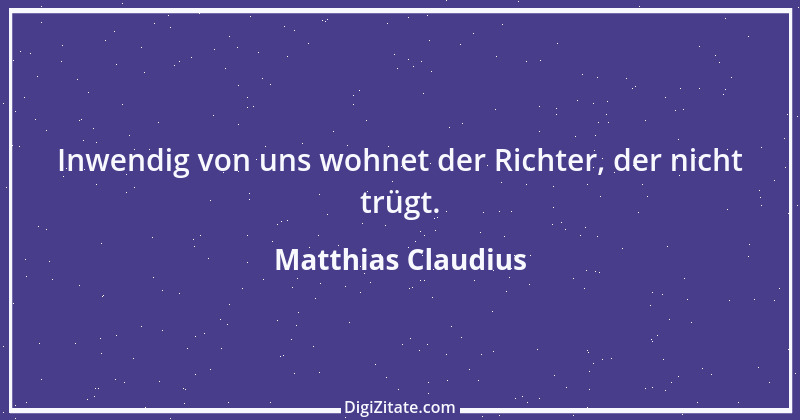 Zitat von Matthias Claudius 75