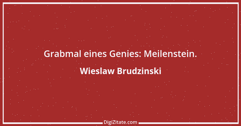 Zitat von Wieslaw Brudzinski 170