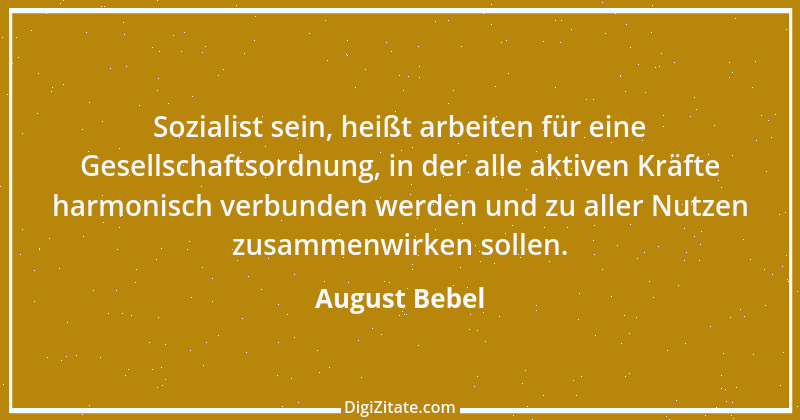 Zitat von August Bebel 20