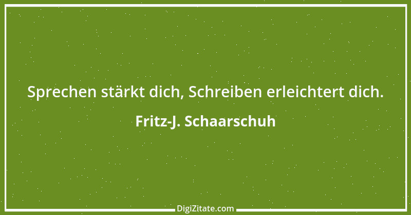 Zitat von Fritz-J. Schaarschuh 112