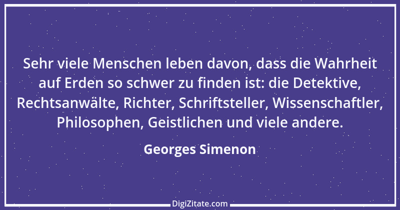 Zitat von Georges Simenon 4