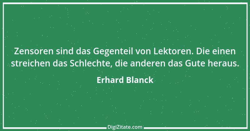 Zitat von Erhard Blanck 1934