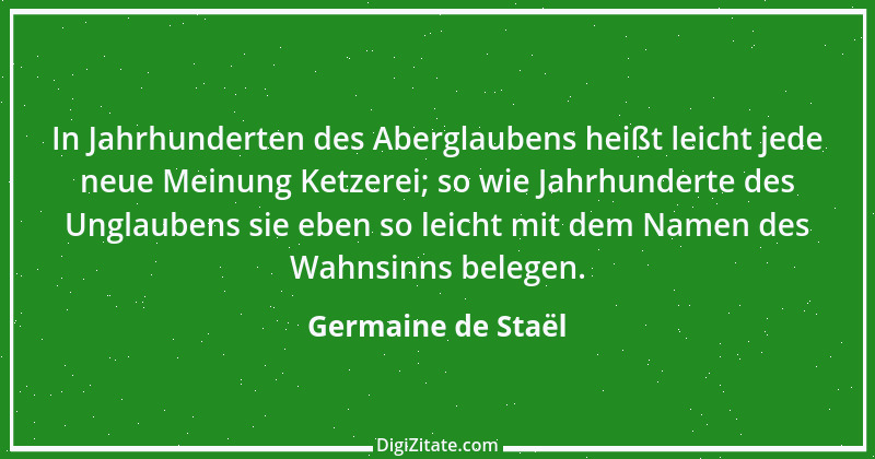 Zitat von Germaine de Staël 10