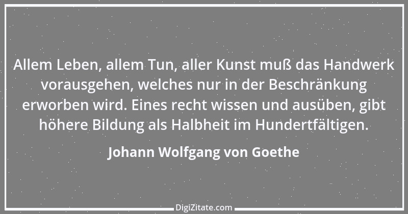 Zitat von Johann Wolfgang von Goethe 1379