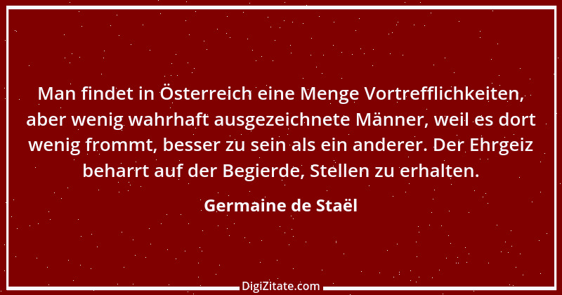 Zitat von Germaine de Staël 11