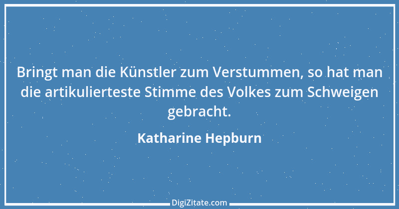 Zitat von Katharine Hepburn 13