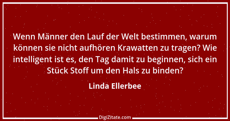 Zitat von Linda Ellerbee 1