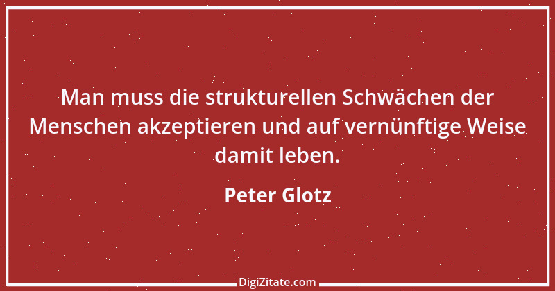 Zitat von Peter Glotz 1