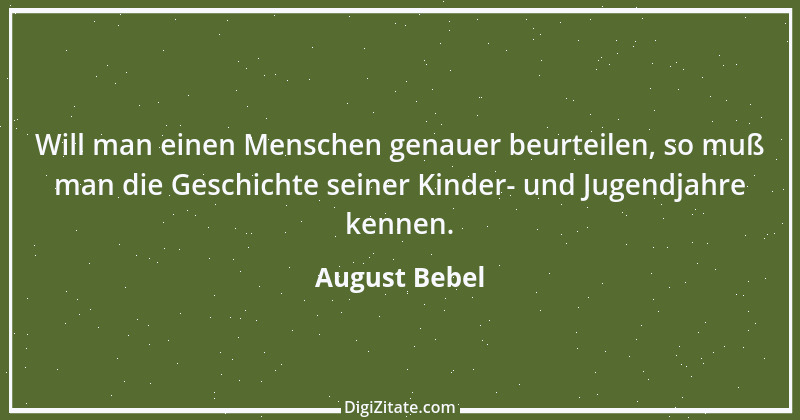 Zitat von August Bebel 24