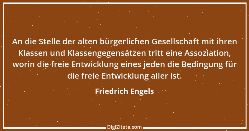 Zitat von Friedrich Engels 30