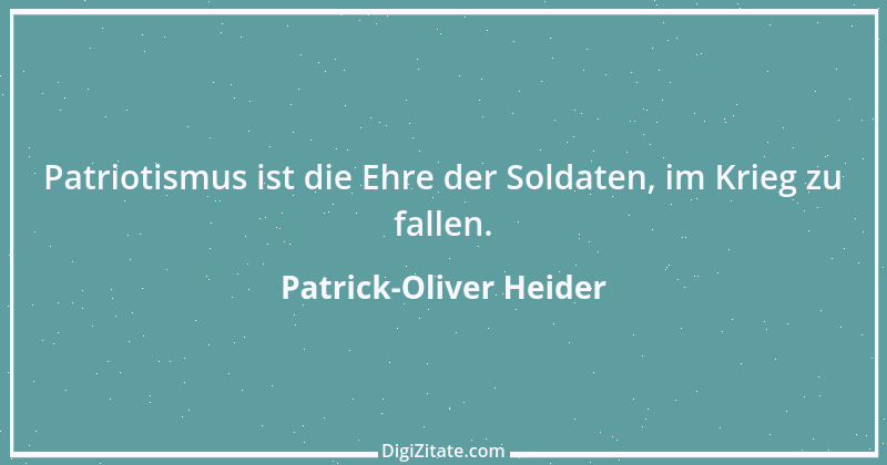 Zitat von Patrick-Oliver Heider 1