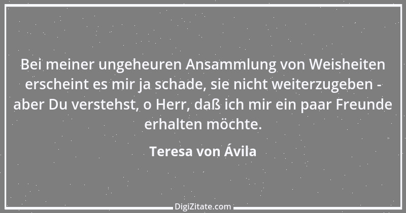 Zitat von Teresa von Ávila 2