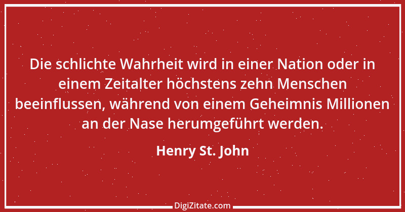 Zitat von Henry St. John 1