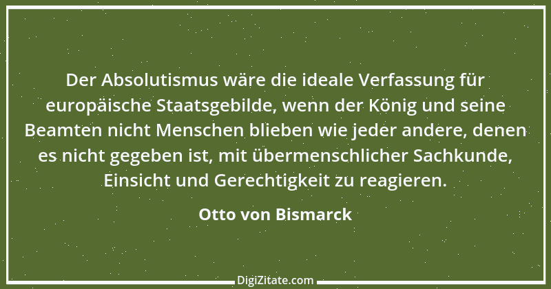 Zitat von Otto von Bismarck 81